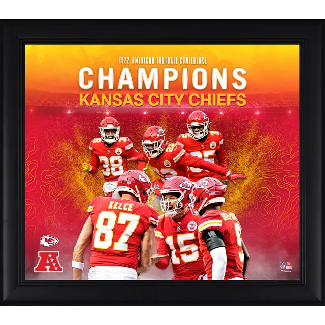 Kansas City Chiefs Framed Super Bowl LVII Champions 3-Time Ticket Collage