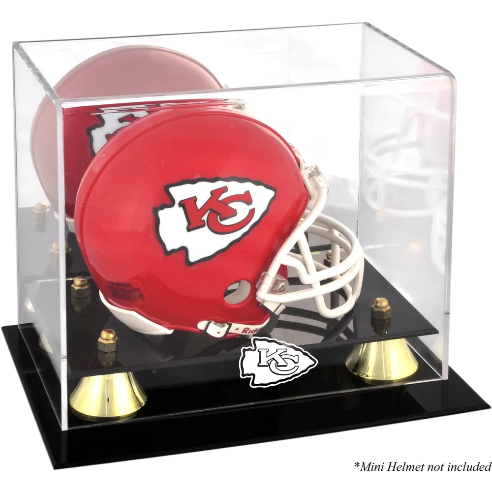 Kansas City Chiefs Golden Classic Mini Helmet Display Case