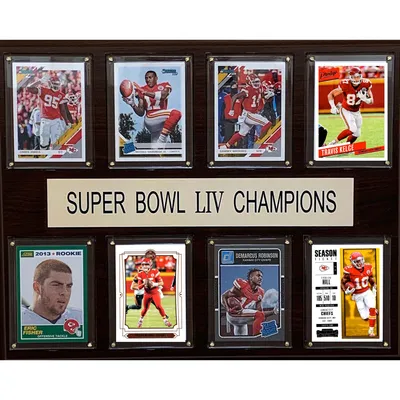 Kansas City Chiefs Super Bowl LIV Champions 12'' x 15'' Plaque