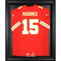 Vitrine de présentation du logo du maillot des champions du Super Bowl LVIII des Kansas City Chiefs
