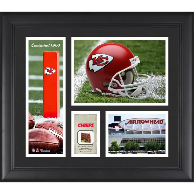 Clyde Edwards-Helaire Kansas City Chiefs Framed 15 x 17 Player Collage  with a Piece of Game-Used Football