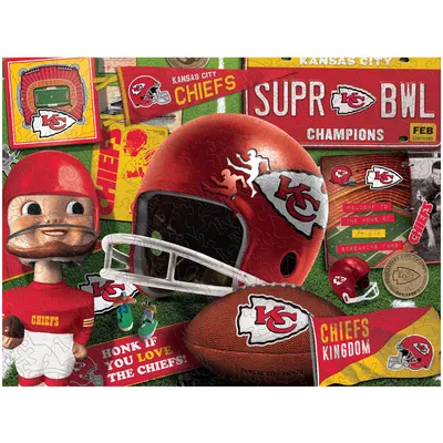 Kansas City Chiefs Wooden Retro Series Puzzle