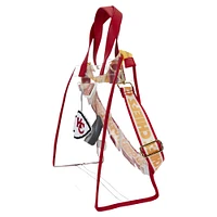 Loungefly Kansas City Chiefs Clear Convertible Backpack & Tote Bag