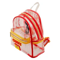 Loungefly Kansas City Chiefs Clear Mini Backpack