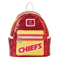 Loungefly Kansas City Chiefs Mini sac à dos à sequins