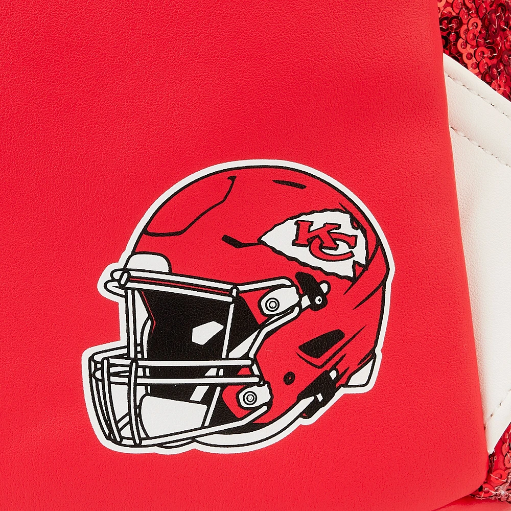 Loungefly Kansas City Chiefs Mini sac à dos à sequins