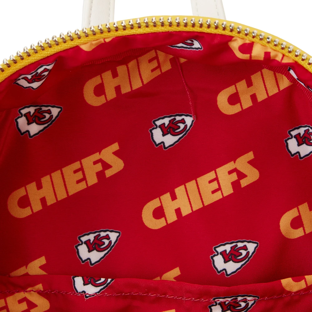 Loungefly Kansas City Chiefs Mini sac à dos à sequins