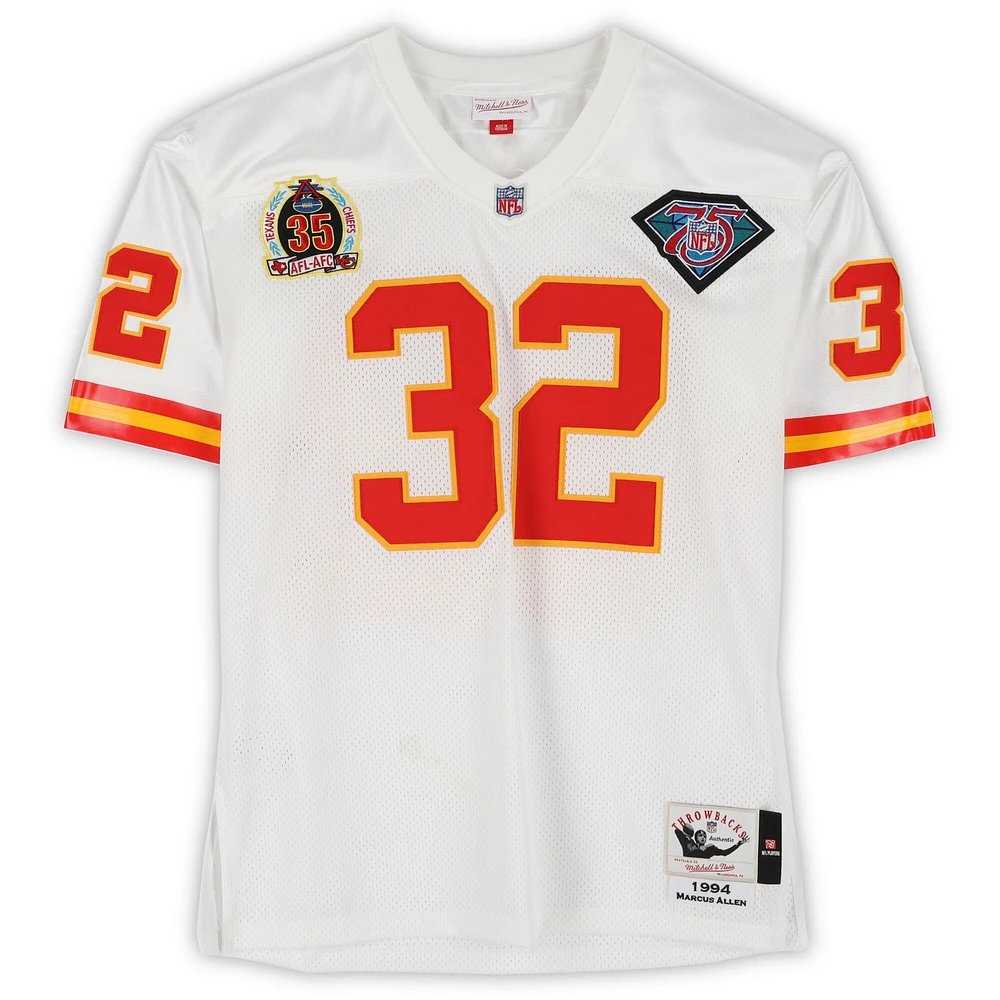 Marcus Allen Kansas City Chiefs Autographed White 1994 Mitchell & Ness Authentic Jersey 
