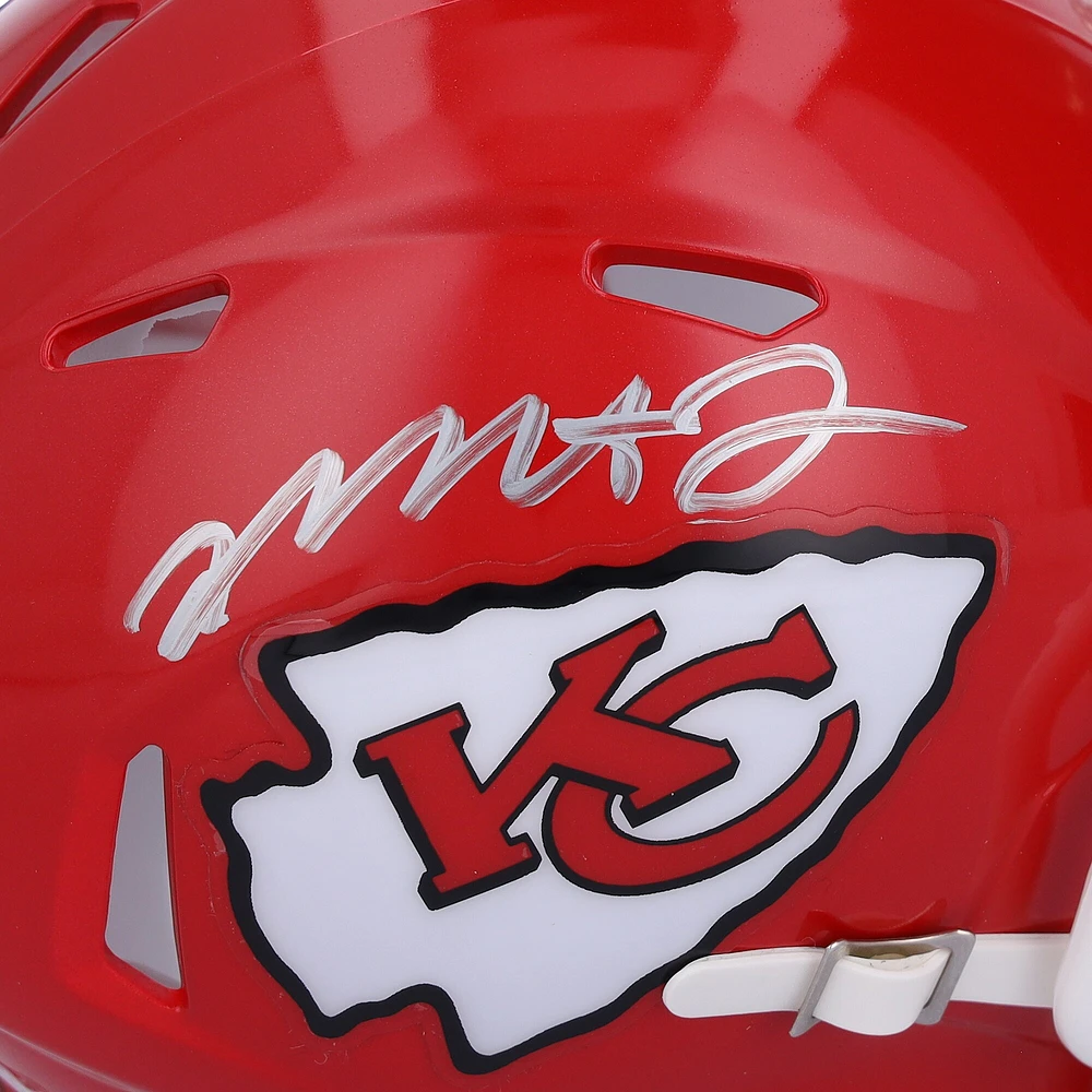 Casque Riddell Super Bowl SB LVIII Champions Speed ​​Mini autographié par Mecole Hardman Kansas City Chiefs