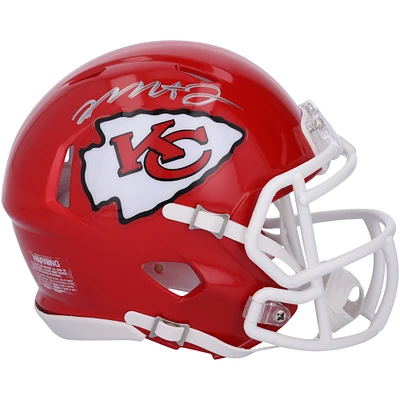 Casque Riddell Super Bowl SB LVIII Champions Speed ​​Mini autographié par Mecole Hardman Kansas City Chiefs
