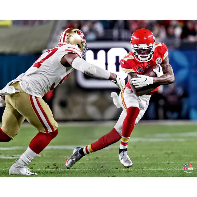 Frank Clark Kansas City Chiefs Unsigned Super Bowl LIV Play Celebration  Photograph