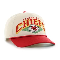 Men's '47  Cream Kansas City Chiefs Pomona Rope Adjustable Hitch Hat