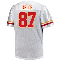 Men's Fanatics Travis Kelce White Kansas City Chiefs Big & Tall V-Neck Fashion Jersey