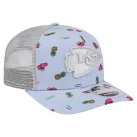Men's New Era  Light Blue Kansas City Chiefs Adventure Surfboard 9SEVENTY Adjustable Hat