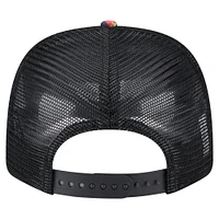 Men's New Era  Navy/Black Kansas City Chiefs Adventure Drinks Pattern 9SEVENTY Stretch-Snap Hat