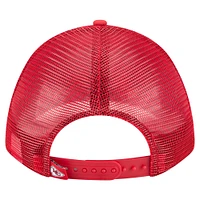 Casquette ajustable New Era rouge Kansas City Chiefs Active Minimalist M-Crown A-Frame 9FORTY pour homme