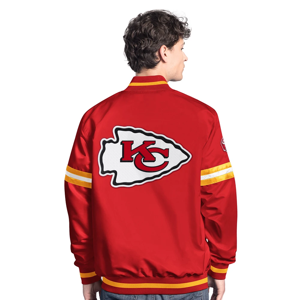 Veste universitaire à boutons-pression Scout des Chiefs de Kansas City pour homme, rouge Starter