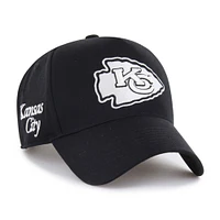 Men's '47 Black Kansas City Chiefs Foundation Offside Adjustable Hat