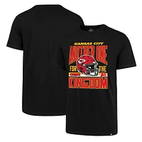 Men's '47 Black Kansas City Chiefs Regional Super Rival T-Shirt