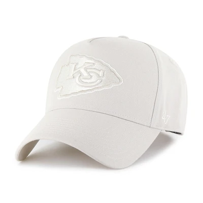 Men's '47 Cream Kansas City Chiefs Ballpark Offside Adjustable Hat