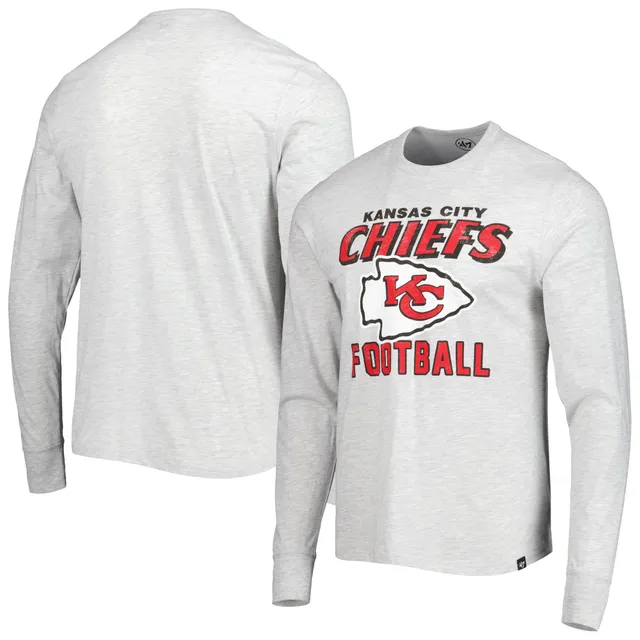 Men's Fanatics Branded Red/Heathered Gray Kansas City Chiefs T