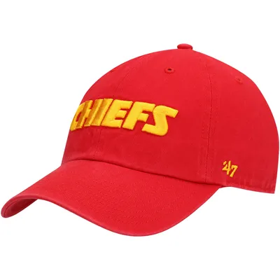 Kansas City Chiefs '47 Clean Up Script Adjustable Hat - Red