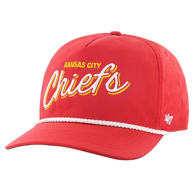 Casquette réglable Fairway Hitch brrr des Kansas City Chiefs '47 rouge pour hommes