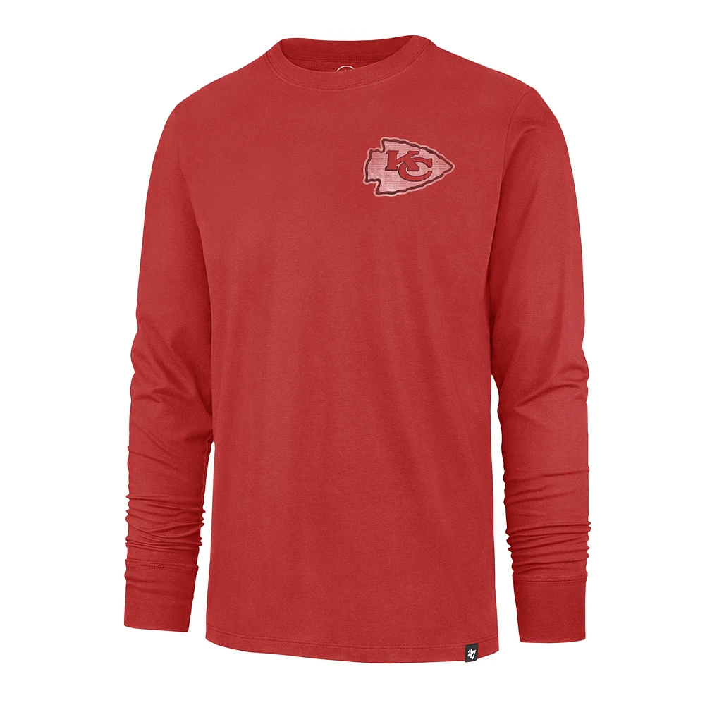 Men's '47 Red Kansas City Chiefs Regional Backer Franklin Long Sleeve T-Shirt