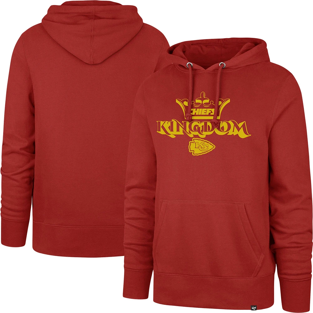 Men's '47 Red Kansas City Chiefs Regional Headline Pullover Hoodie