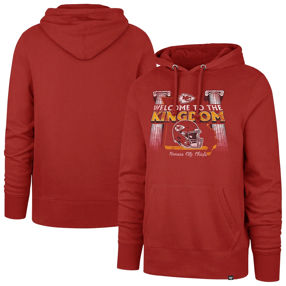 Sweat à capuche rouge pour homme '47 Kansas City Chiefs Regional Headline