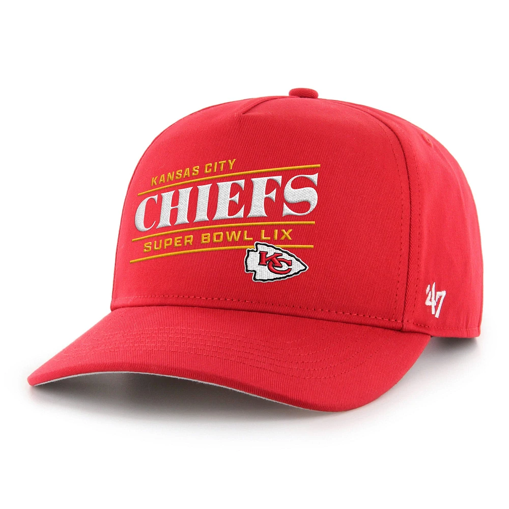 Men's '47 Red Kansas City Chiefs Super Bowl LIX Hitch Adjustable Hat