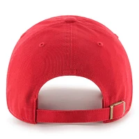Men's '47  Red Kansas City Chiefs Super Bowl LVIII Champions Clean Up Adjustable Hat