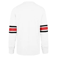 Men's '47 White Kansas City Chiefs Gridiron Premier Brex Long Sleeve T-Shirt