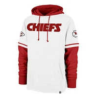 Sweat à capuche blanc '47 Kansas City Chiefs Trifecta Shortstop pour homme