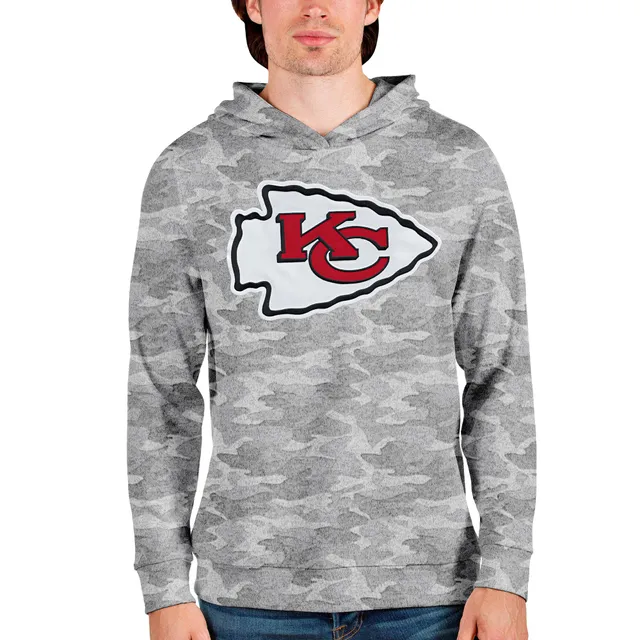 Men's The Wild Collective Black Kansas City Chiefs Camo Pullover Hoodie Size: Small