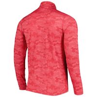 Men's Antigua Red Kansas City Chiefs Brigade Quarter-Zip Sweatshirt