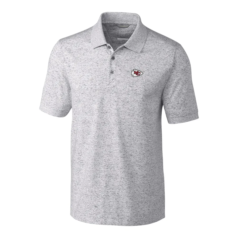 Lids Kansas City Chiefs Cutter & Buck Big Tall Space Dye Advantage Polo -  Heather Gray