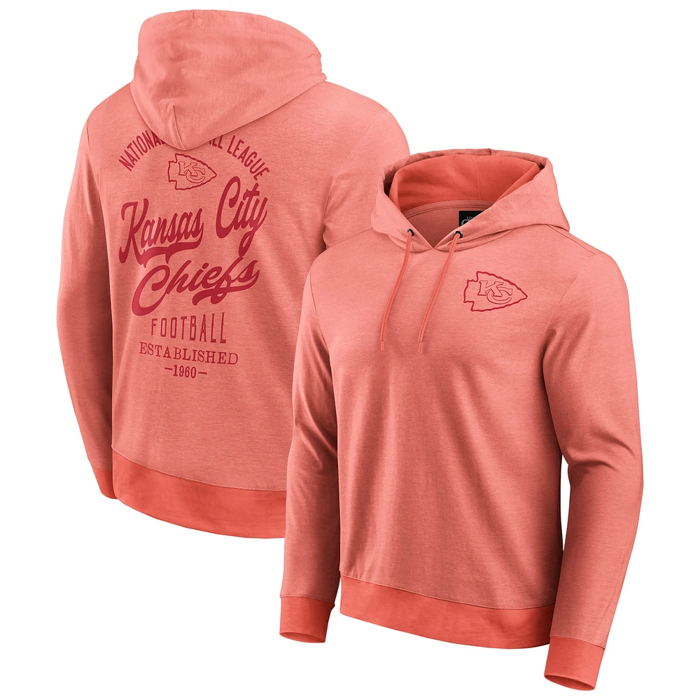 Sweat à capuche en tricot ton sur pour homme de la collection Darius Rucker Fanatics Red Kansas City Chiefs