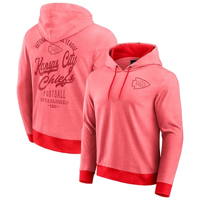 Sweat à capuche en tricot ton sur pour homme de la collection Darius Rucker Fanatics Red Kansas City Chiefs