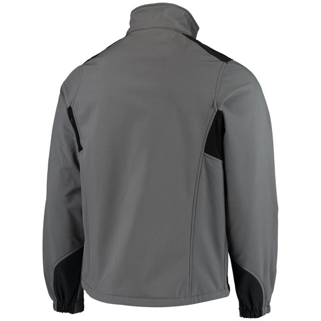 Dunbrooke Charcoal Kansas City Chiefs Circle Softshell Fleece Full-Zip Jacket