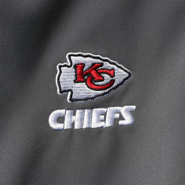 Dunbrooke Charcoal Kansas City Chiefs Circle Softshell Fleece Full-Zip Jacket