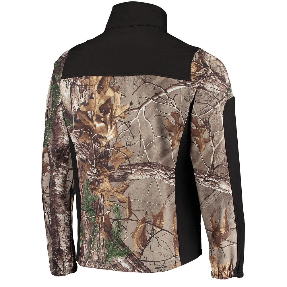 Men's Dunbrooke Realtree Camo/Black Kansas City Chiefs Circle Hunter Softshell Full-Zip Jacket