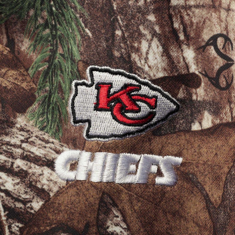 Men's Dunbrooke Realtree Camo Kansas City Chiefs Circle Champion Tech Fleece Pullover Hoodie