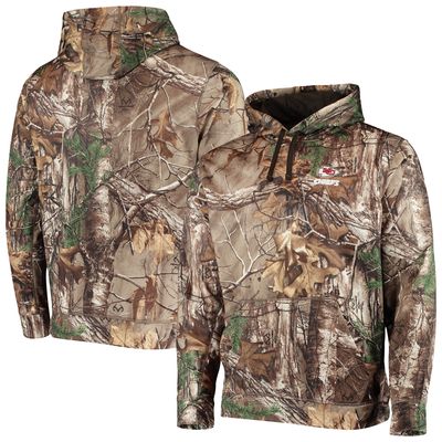 Men's Dunbrooke Realtree Camo Kansas City Chiefs Circle Champion Tech Fleece Pullover Hoodie