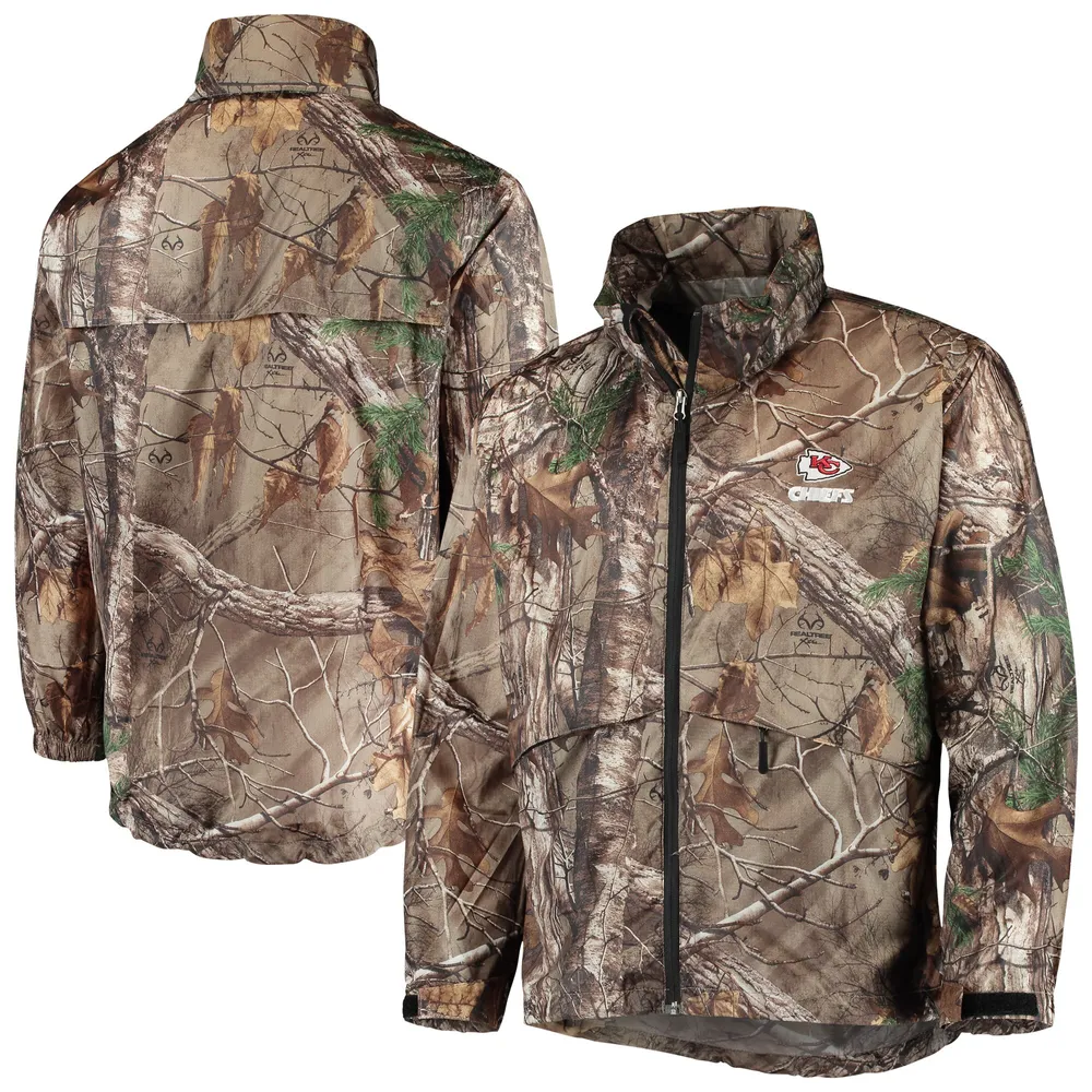 Men's Dunbrooke Realtree Camo/Black Kansas City Chiefs Circle Hunter Softshell Full-Zip Jacket