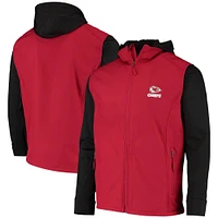 Veste entièrement zippée Dunbrooke rouge/noir Kansas City Chiefs Alpha pour hommes