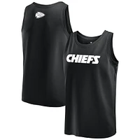 Débardeur noir Fanatics Kansas City Chiefs Elements pour hommes