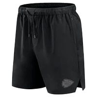 Men's Fanatics Black Kansas City Chiefs Front Office Micro Tonal Shorts