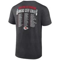 Kansas City Chiefs Fanatics Branded Super Bowl LVII Champions Big & Tall  Signature Roster T-Shirt - Red