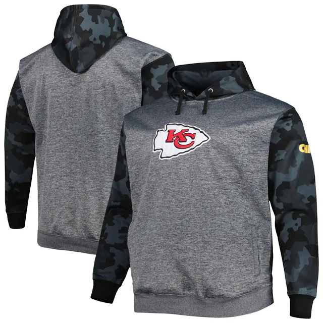 Nike Women's Kansas City Chiefs Therma-FIT Logo Dark Grey Heather Hoodie